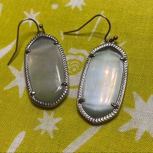 Kendra Scott Elle Silver Drop Earrings